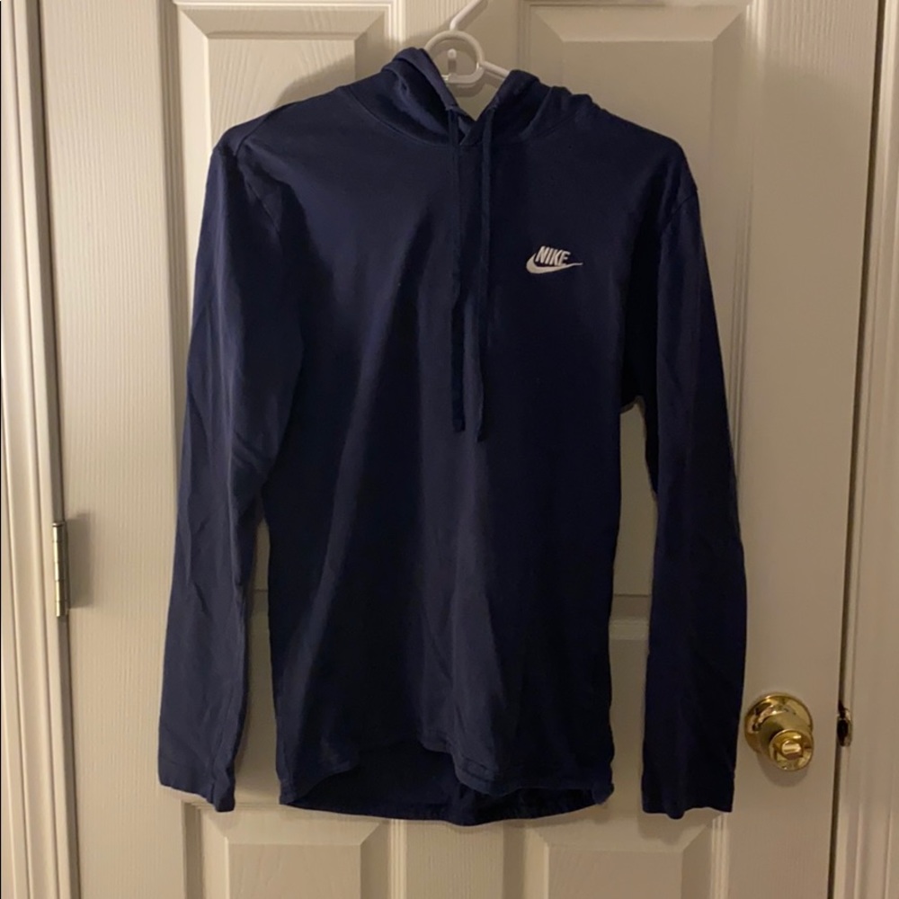 Nike navy blue hoodie